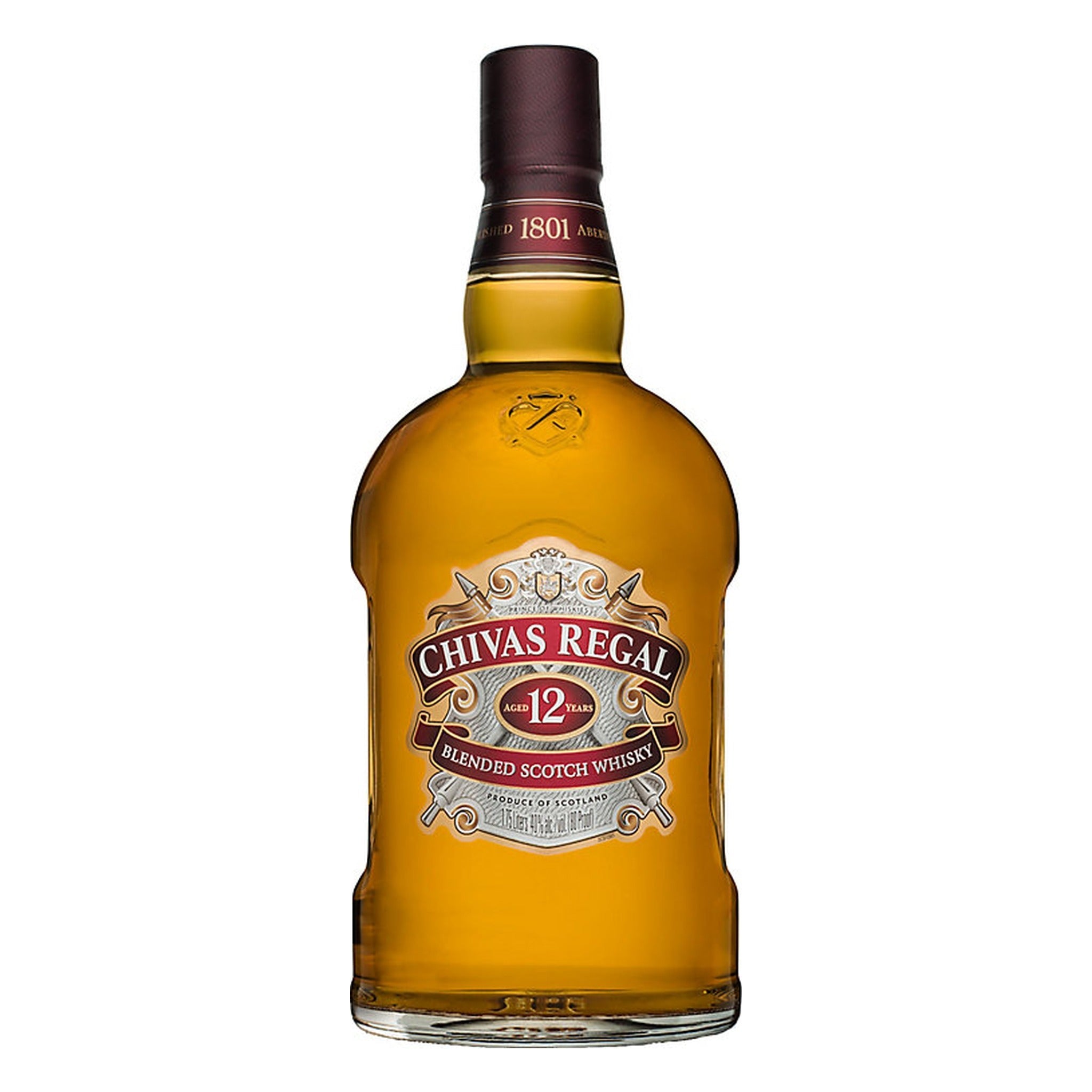 Chivas Regal Blended Scotch 12 Year Whiskey 1.75 Liter