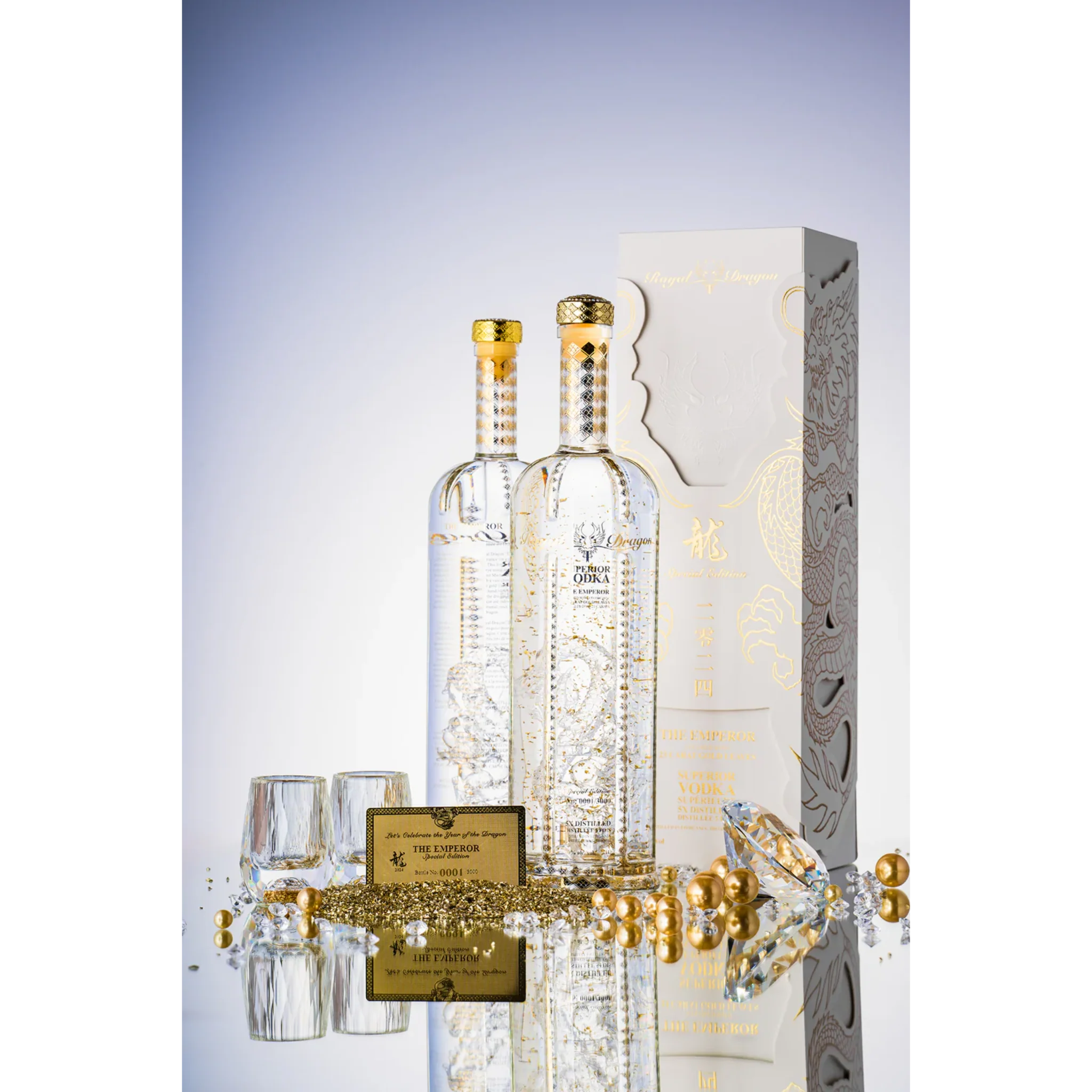 Royal Dragon Vodka – The Emperor Limited Edition (1 L) (2)