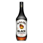 Malibu Black Coconut Flavored Rum 1 Liter