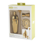 4-Piece Mixologist Barware Set in Gold-5