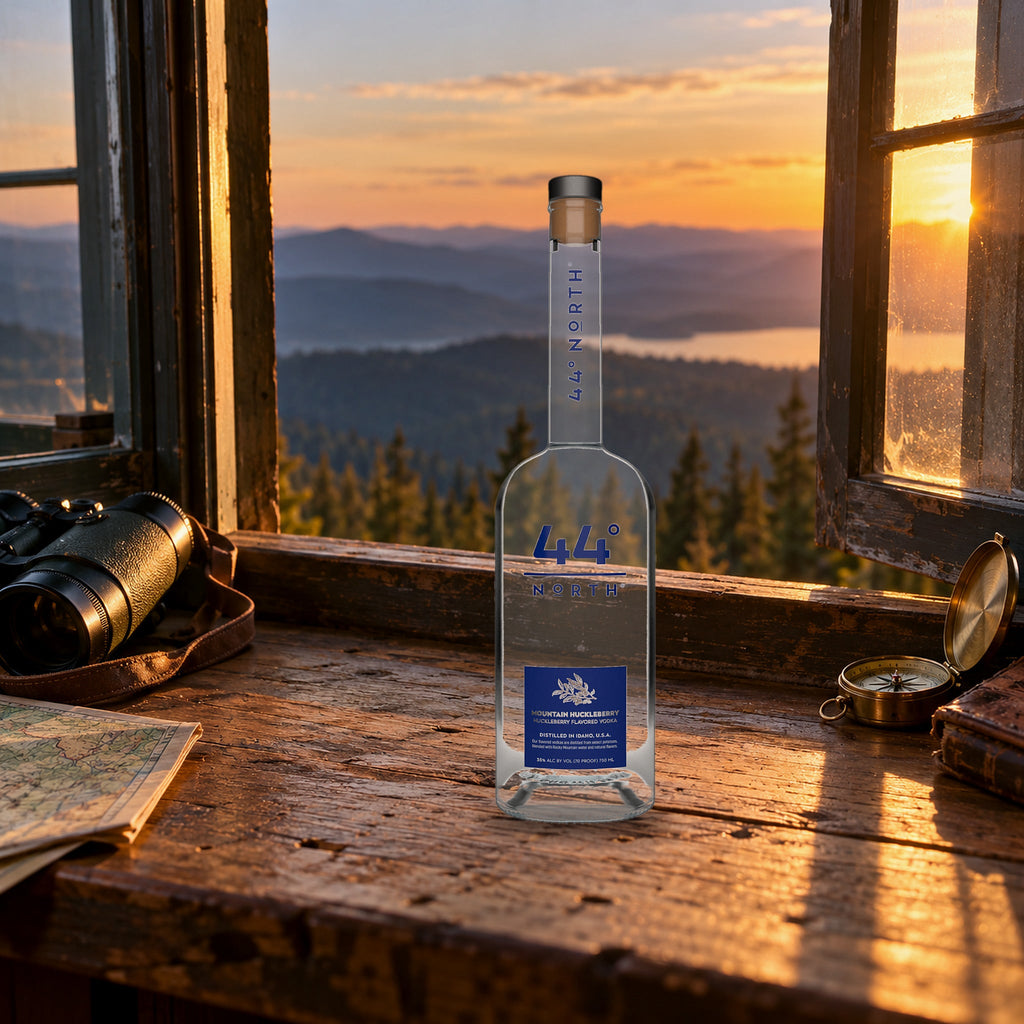 44 North Mountain Huckleberry Vodka fire lookout ledge