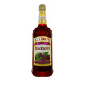 Bottle of Llord's Blackberry liqueur on a white background