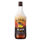 Malibu Black Coconut Flavored Rum 1.75 Liter