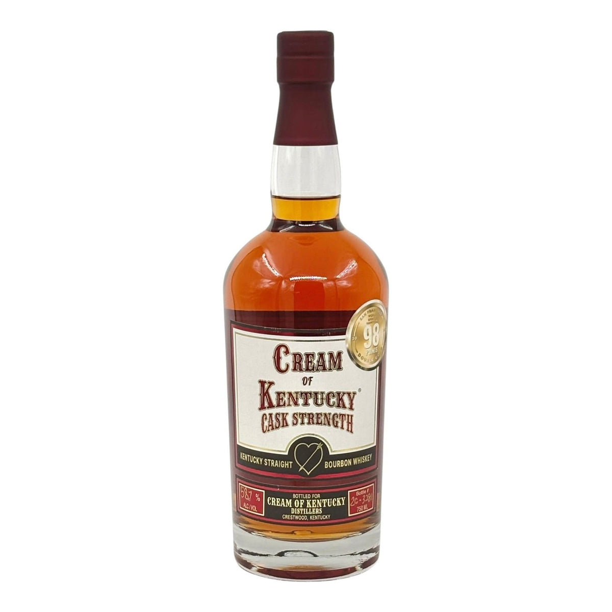Cream of Kentucky Cask Strength Straight Bourbon Whiskey