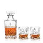 Admiral Crystal 3-Piece Decanter & Tumbler Set-1