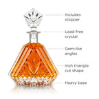 Admiral Crystal Irish Cut Whiskey Decanter-2