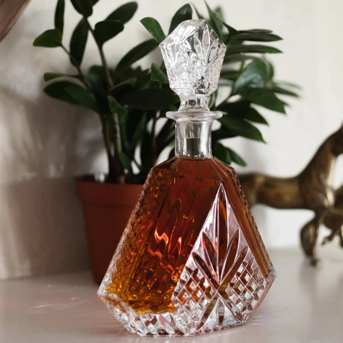 Admiral Crystal Irish Cut Whiskey Decanter-5