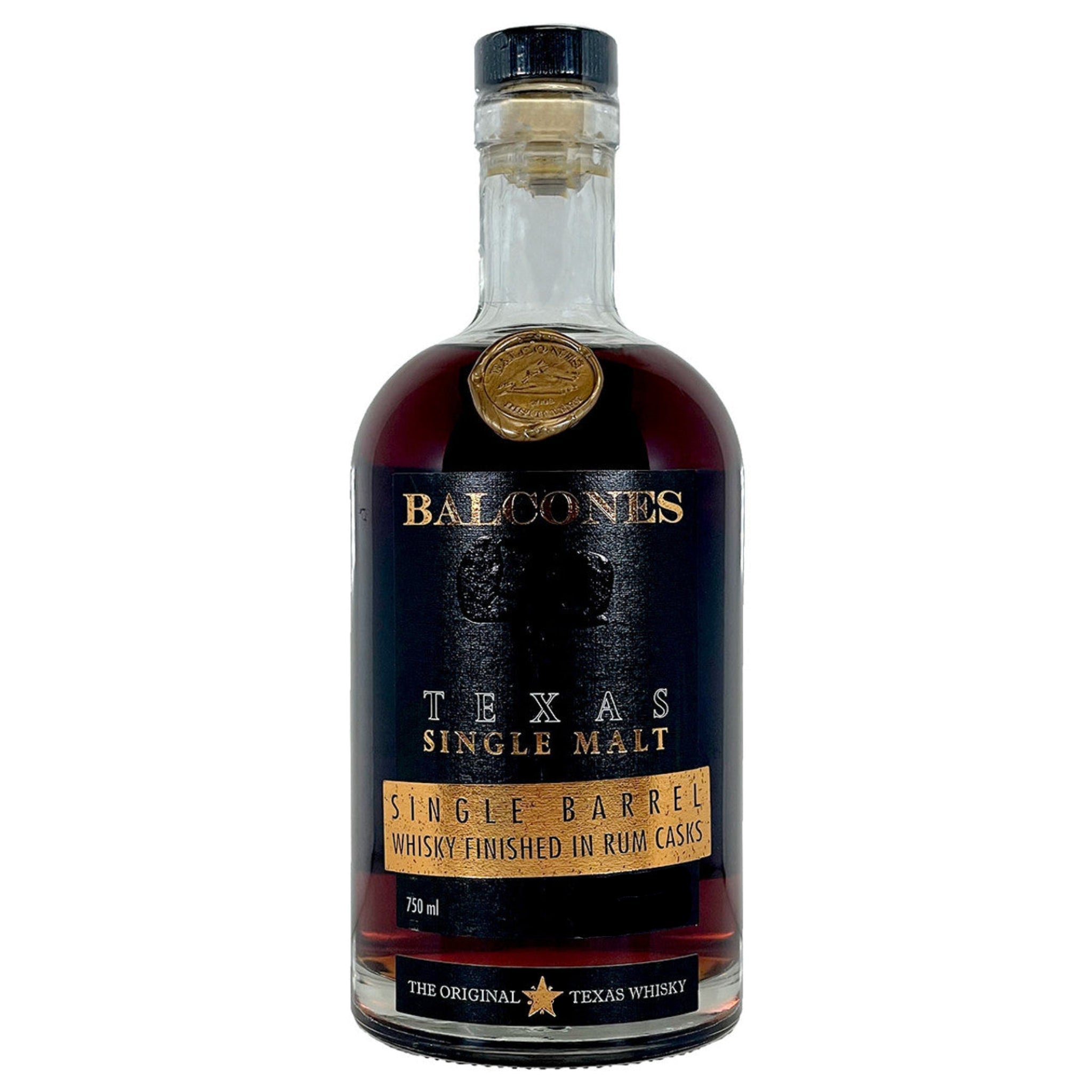 Balcones Texas Single Malt Whiskey – Rum Cask Finished (Single Barrel, 2 Year)