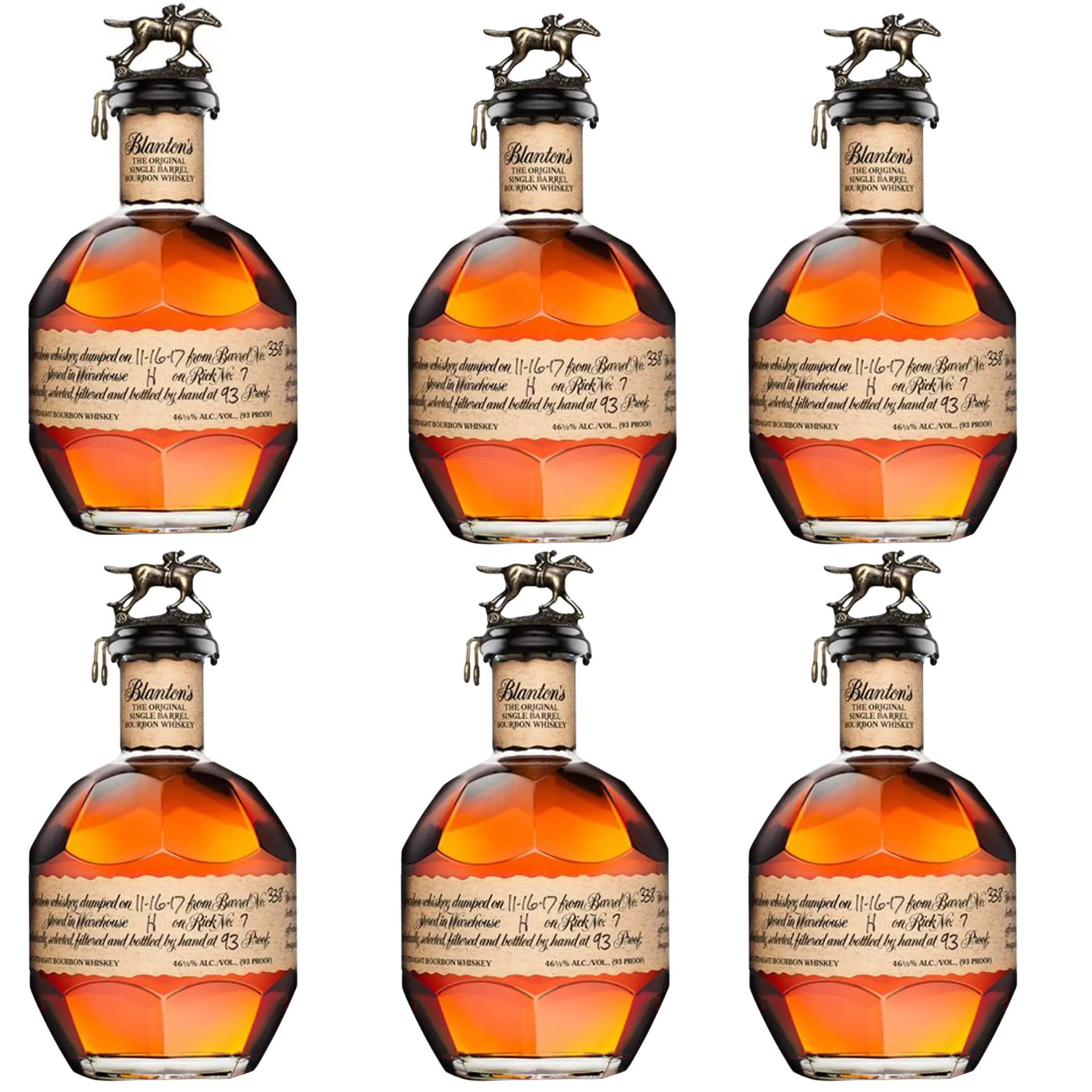 Blanton's Single Barrel Bourbon Whiskey Bottle