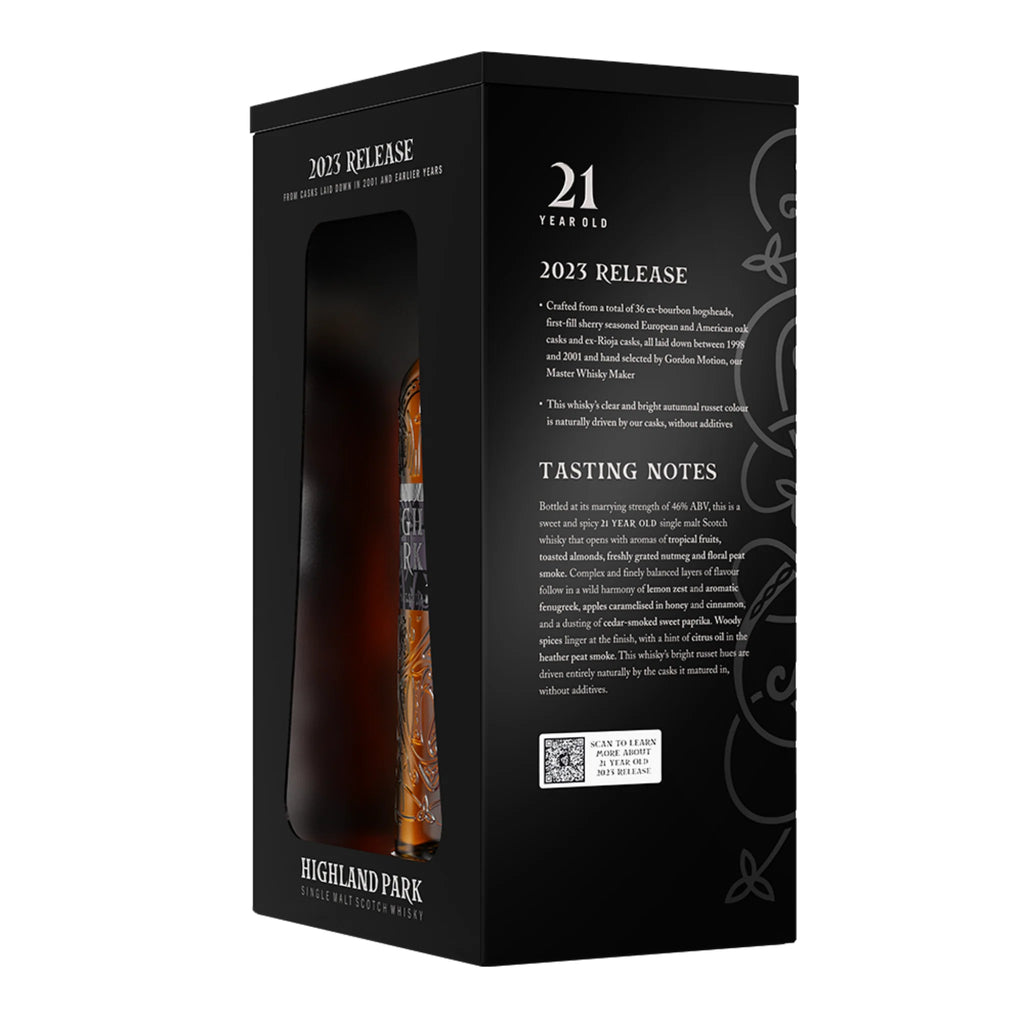 Highland Park 21 Year Old Single Malt Scotch Whiskey (4)