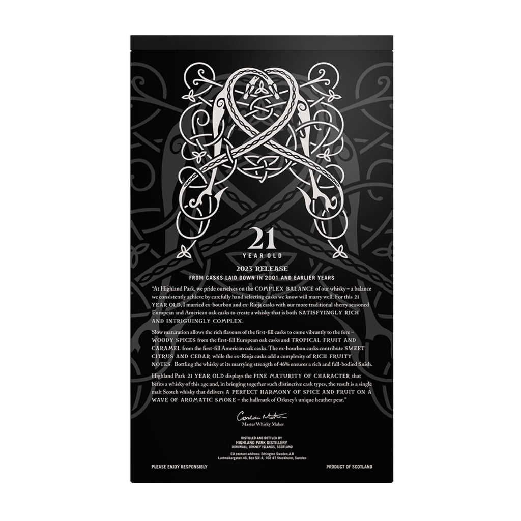 Highland Park 21 Year Old Single Malt Scotch Whiskey (3)