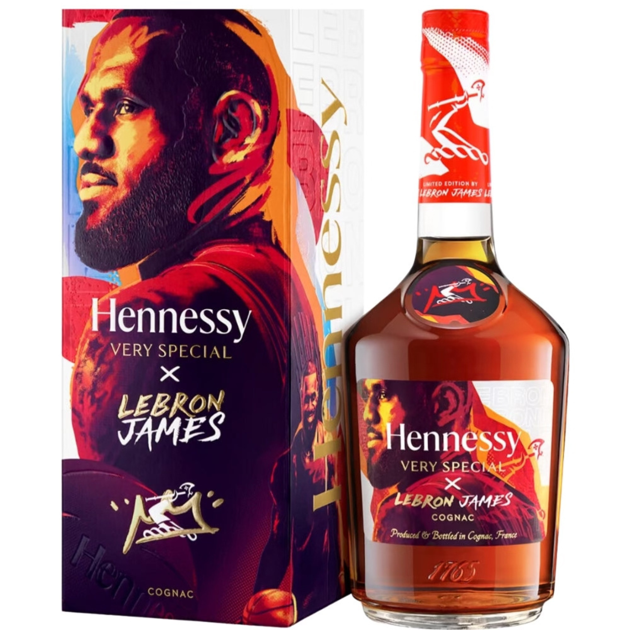 Hennessy VS x LeBron James Limited Edition Cognac — 750ml collector's bottle