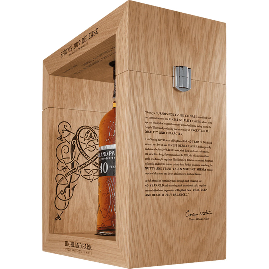 Highland Park 40 Year Old Single Malt Scotch Whiskey (2)