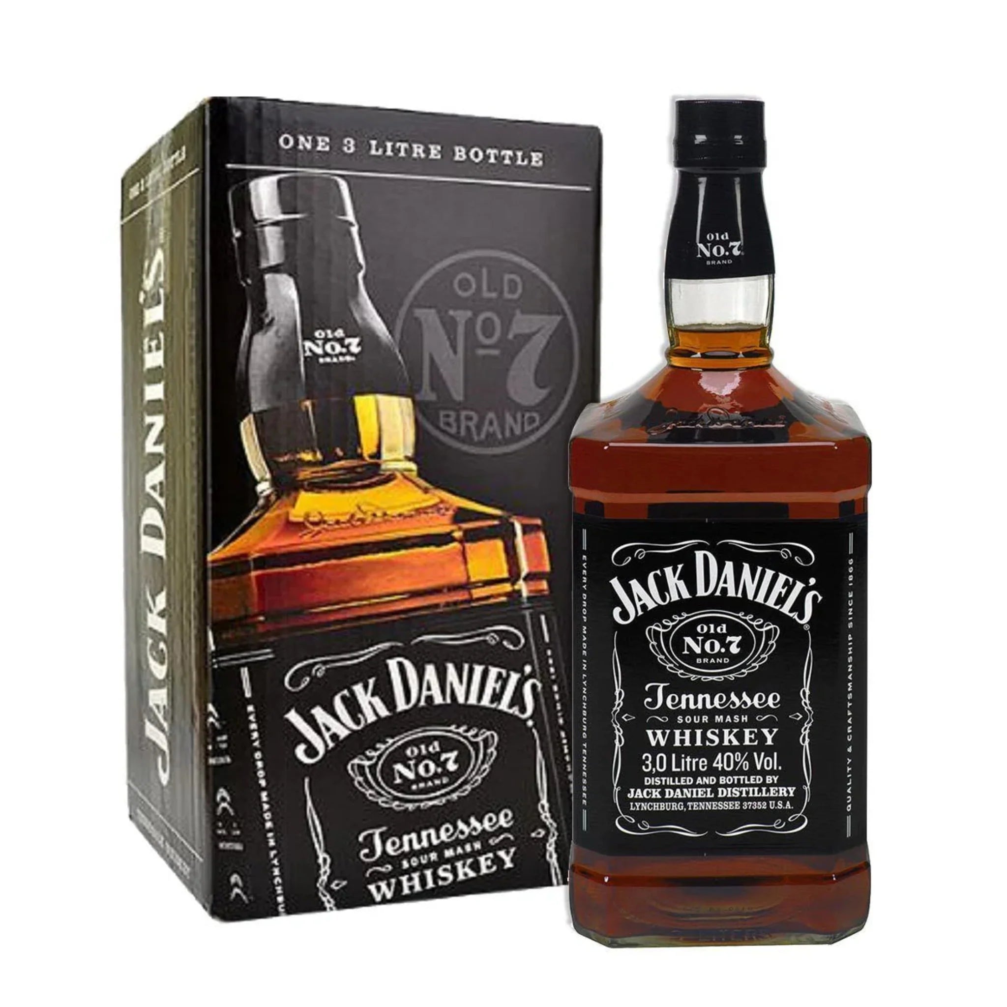 Jack Daniel's Old No. 7 Tennessee Whiskey – JEROBOAM (3L)-2