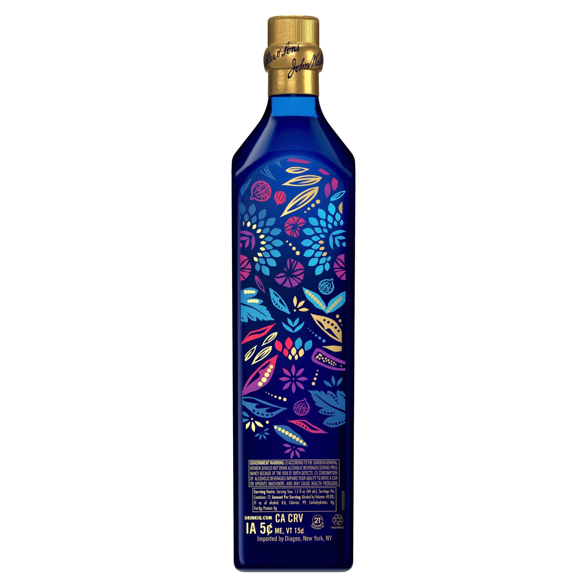 Johnnie Walker Blue Label Festive Blend - Back Alternate
