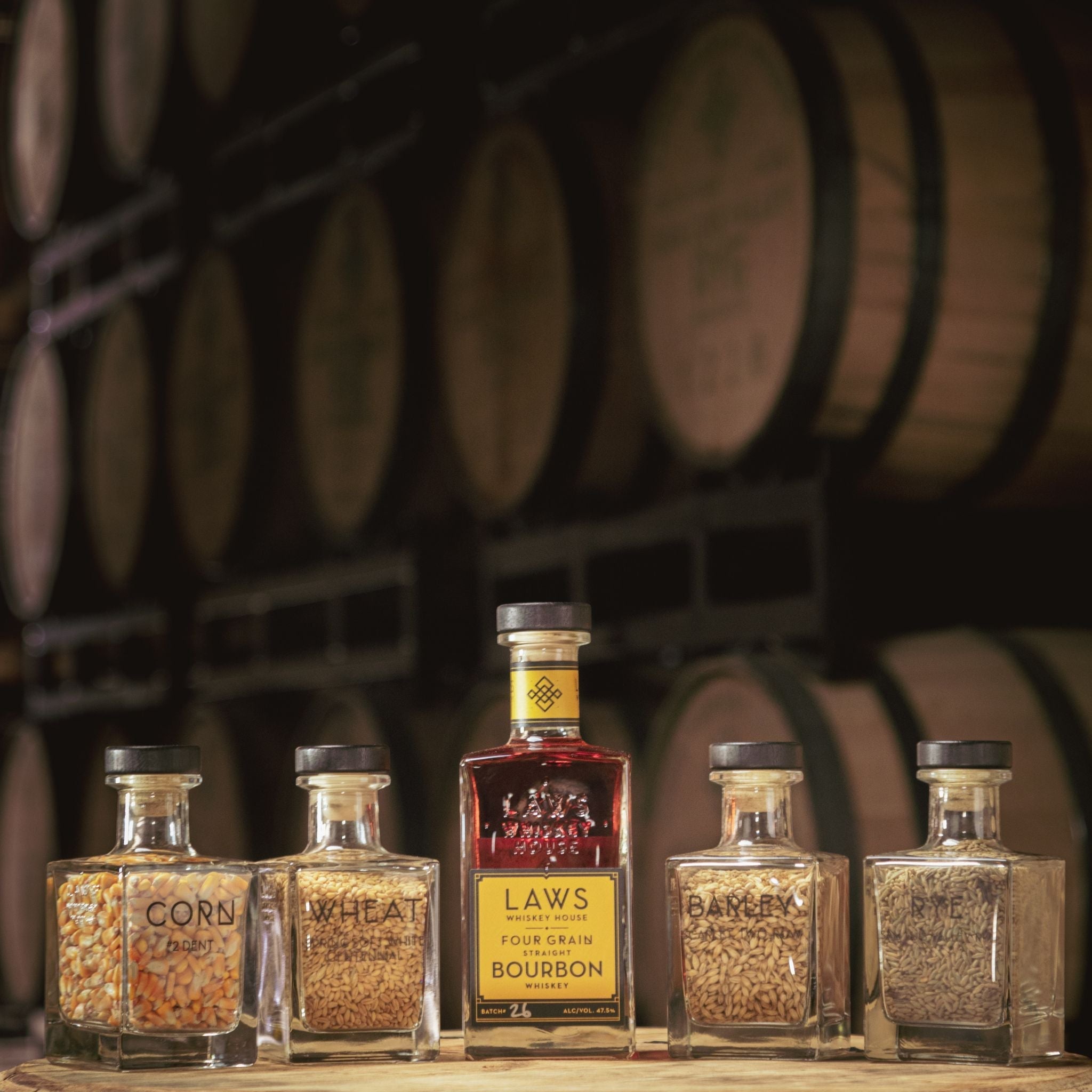 Laws Whiskey House Four Grain Straight Bourbon Whiskey1