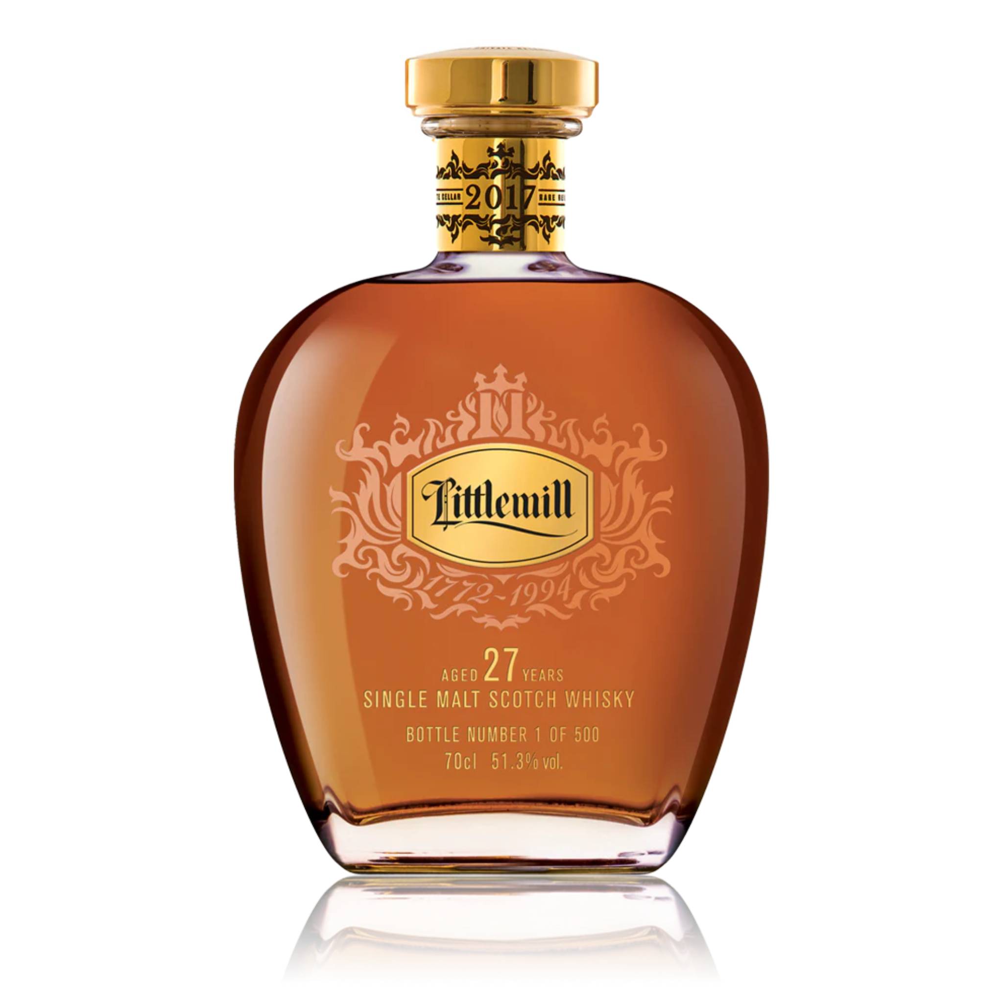 Littlemill 27 Year Old Single Malt Scotch Whiskey – 2017 Private Release