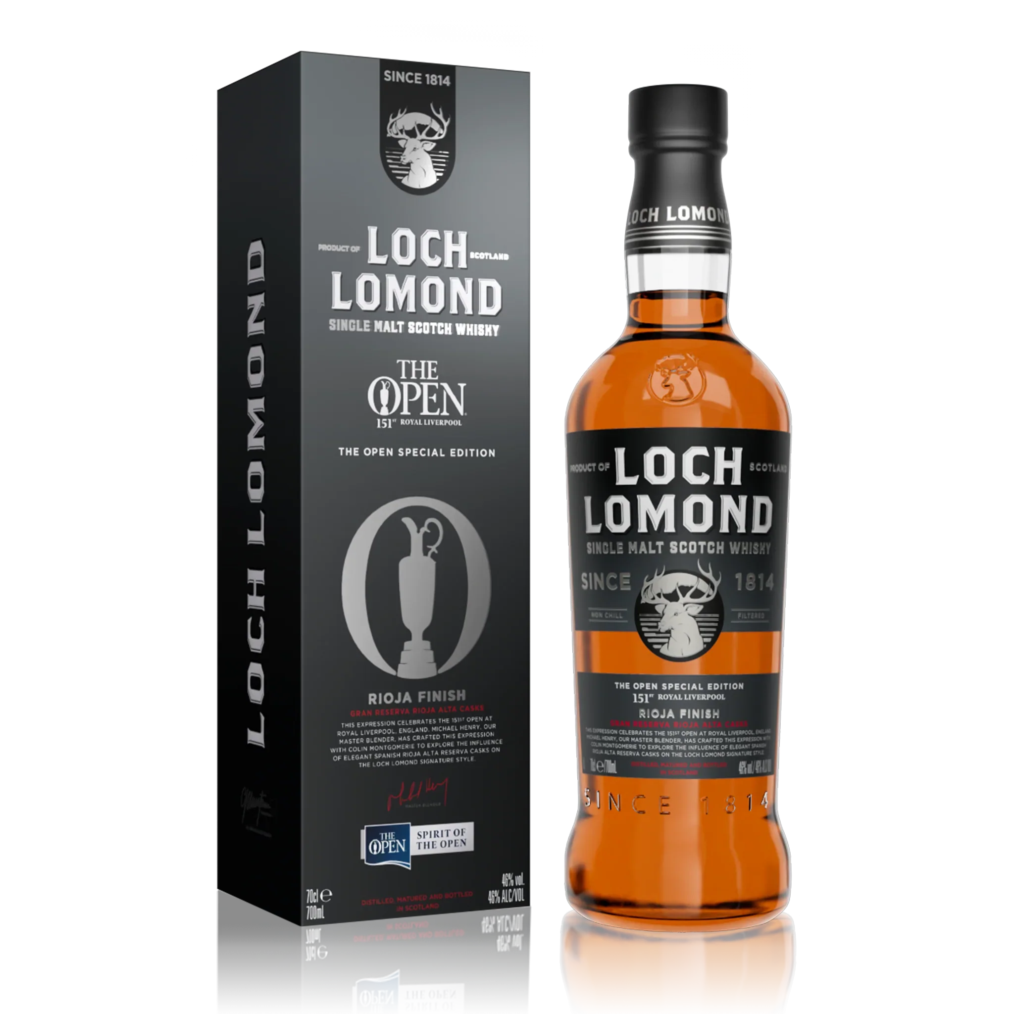 Loch Lomond The Open Special Edition – 151st Royal Liverpool Single Malt Scotch Whiskey