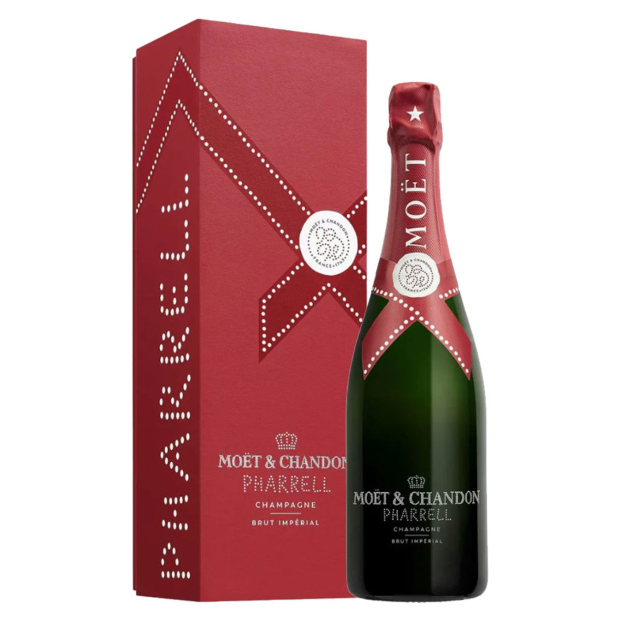 Moet & Chandon Champagne Brut Imperial Pharrell W/ Gift Box 750 ml (2)