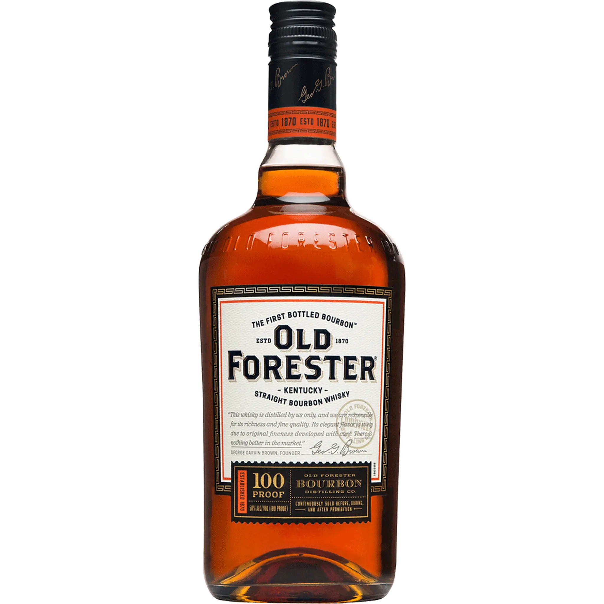 Old Forester 100 Proof Kentucky Straight Bourbon Whiskey