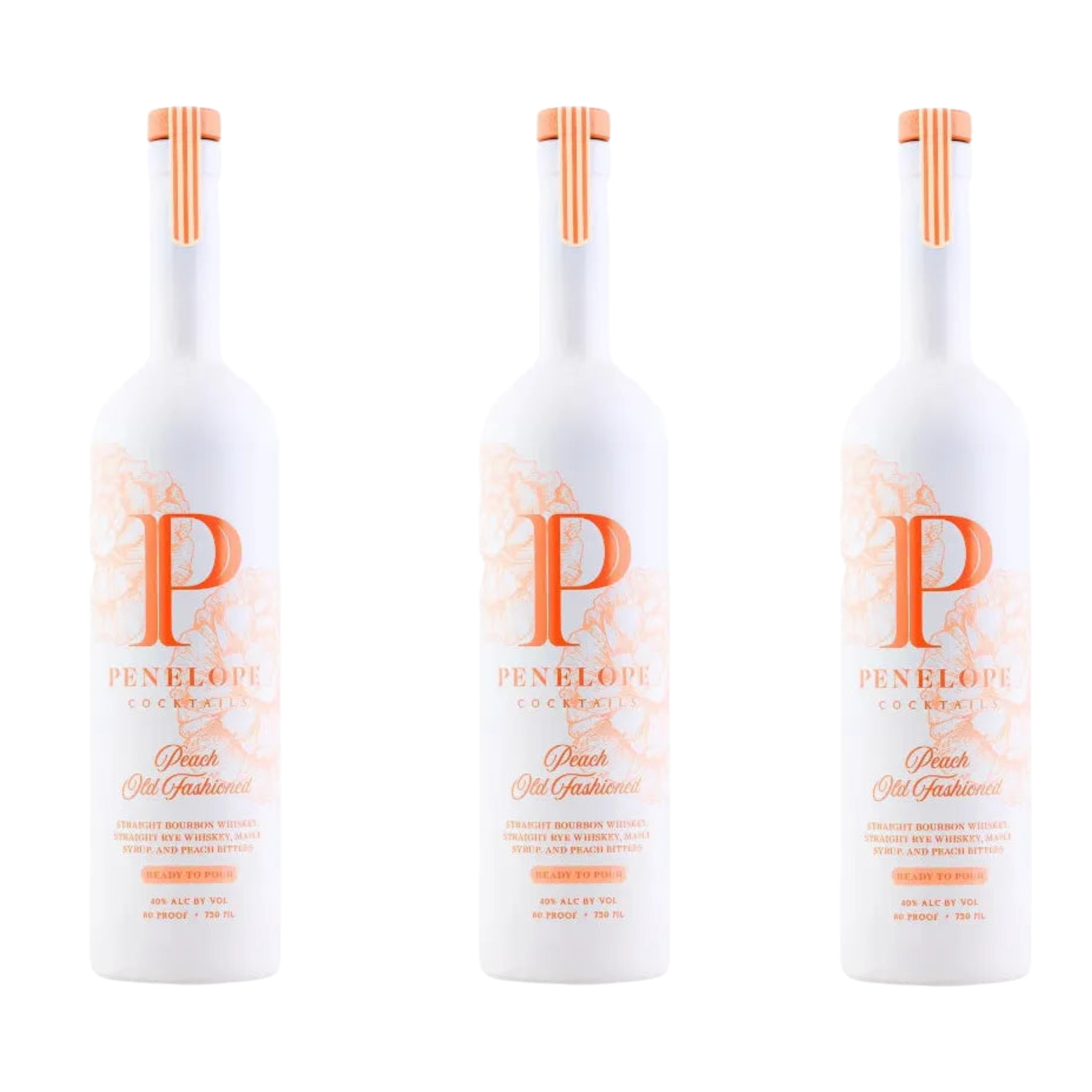 Penelope Bourbon Peach Old Fashioned – Ready to Pour Cocktail (2)