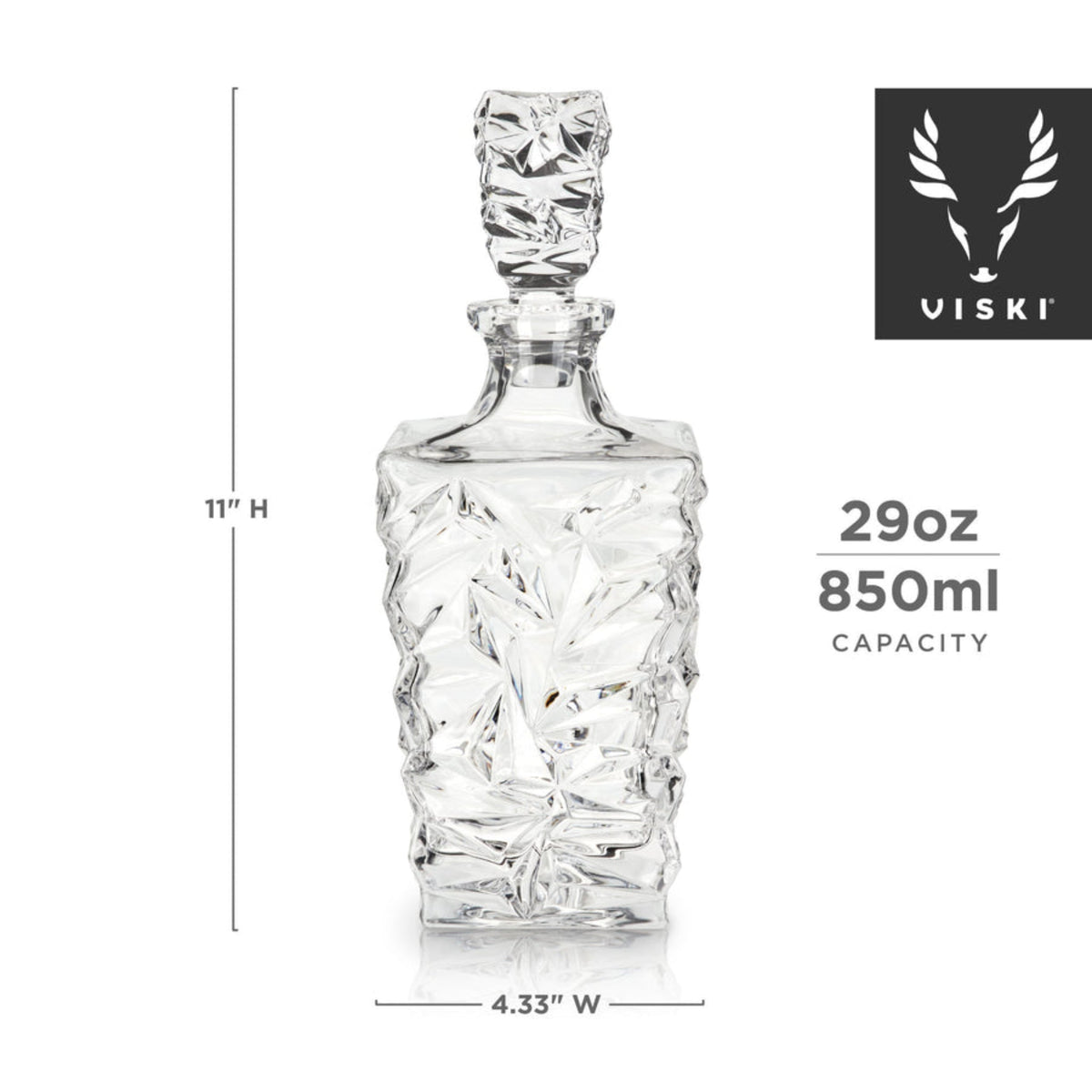 Prism Crystal Whiskey Decanter-2