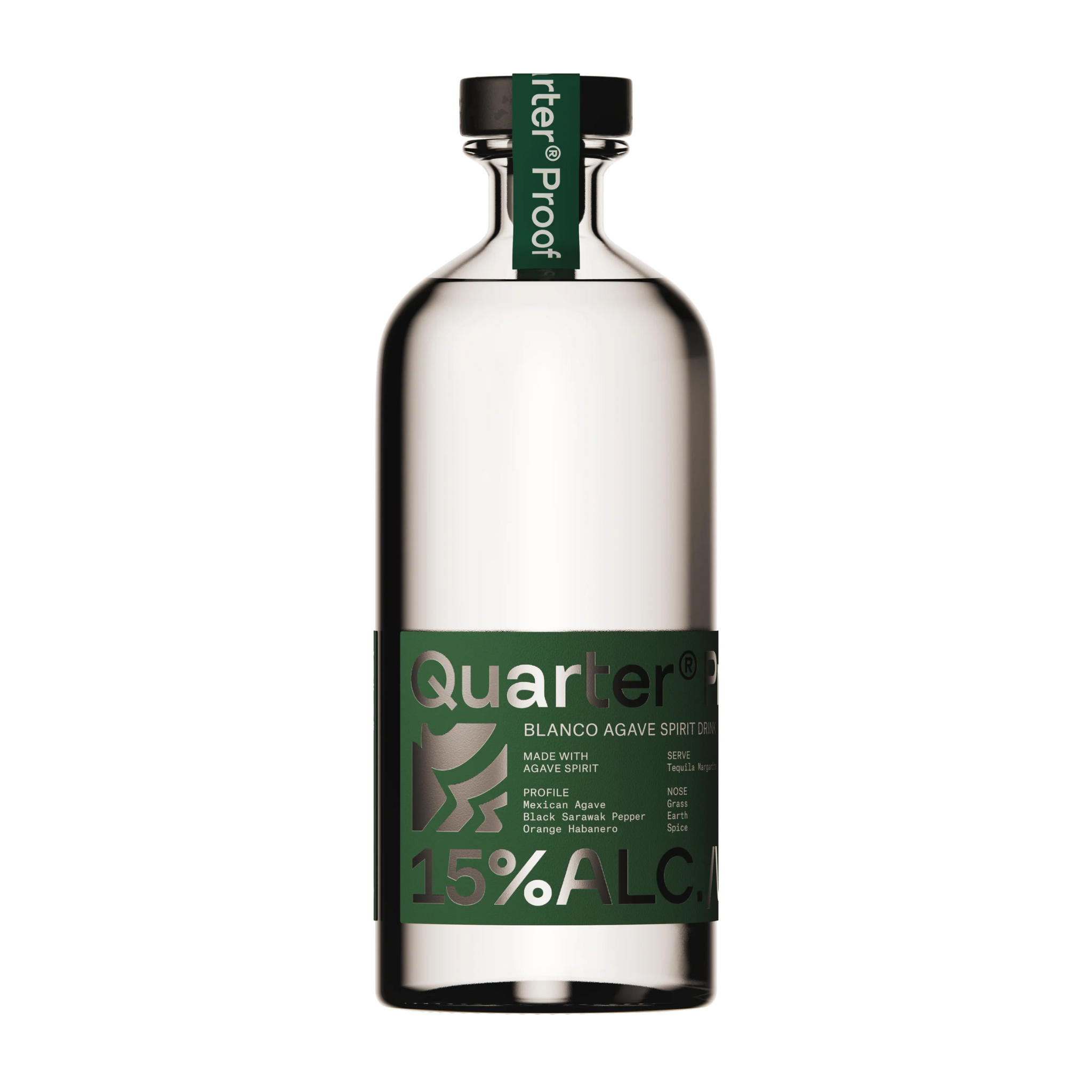 Quarter Proof Blanco Agave Spirit With Natural Flavors
