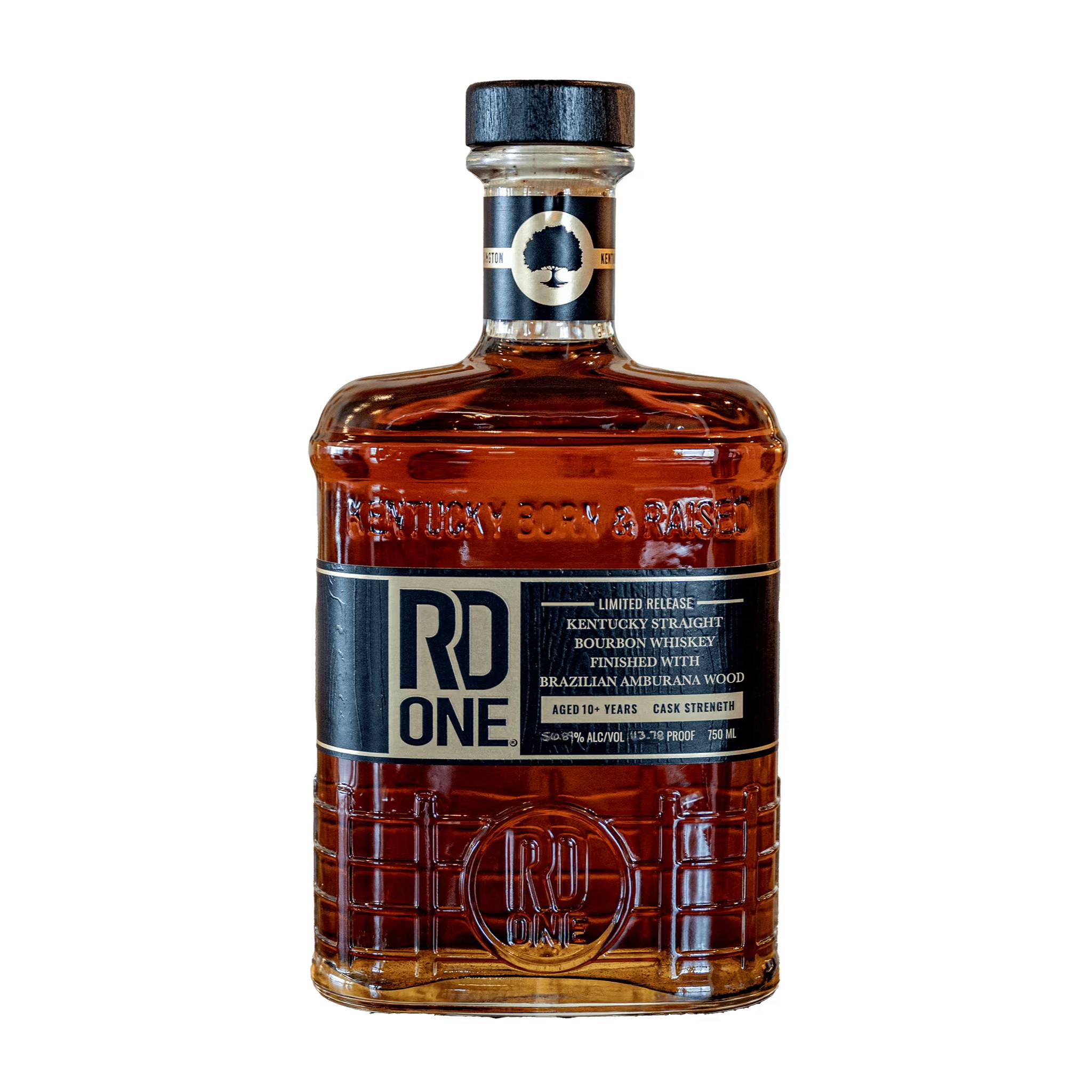 RD One 10 Year Old Kentucky Straight Bourbon Whiskey - Cask Strength Brazilian Amburana Wood Finished (Limited Release)