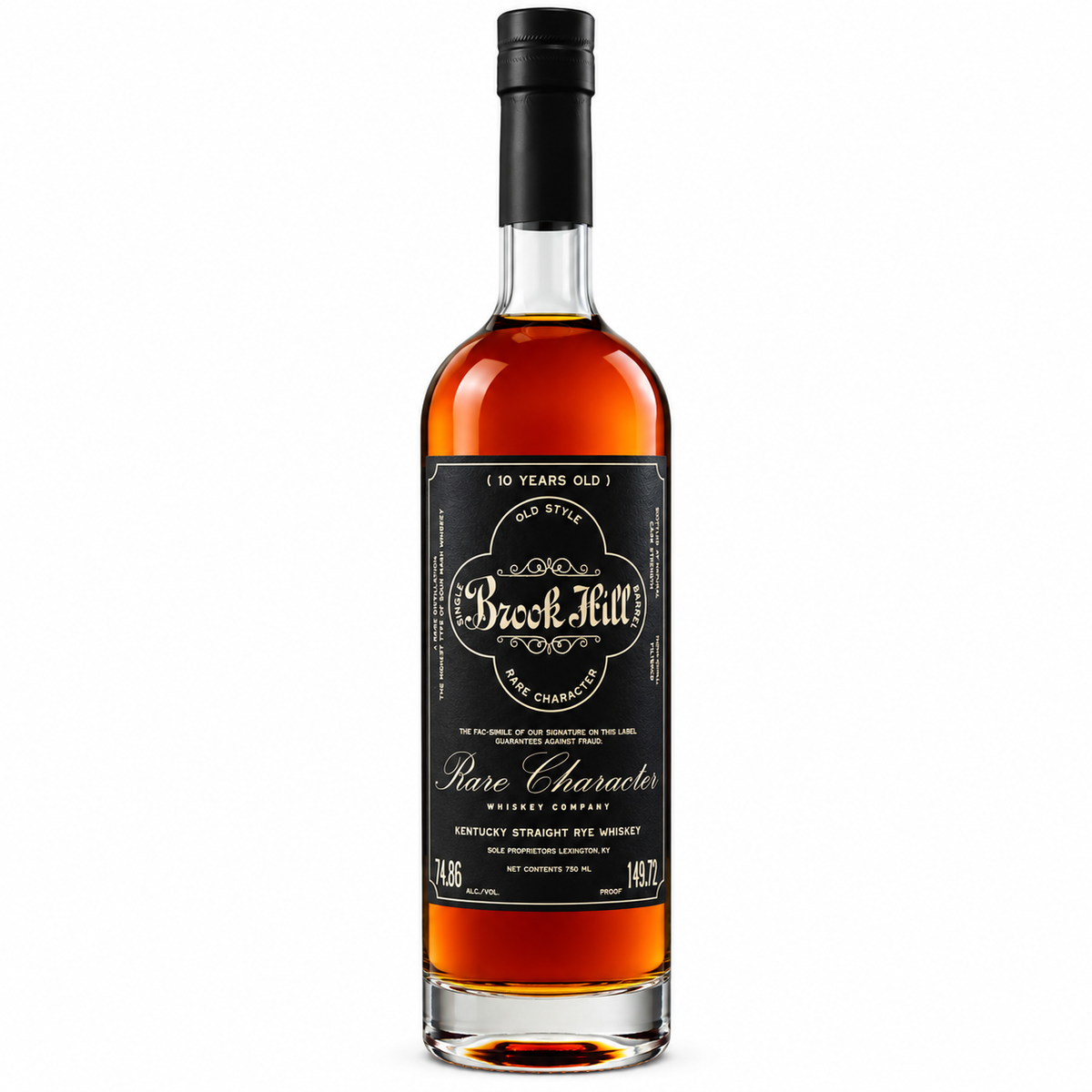 Rare Character Brook Hill 'Wild Fire Rebels' 10 Year Rye Whiskey