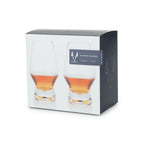 Raye Heavy Base Crystal Whiskey Tasting Glasses, Set of 2-7