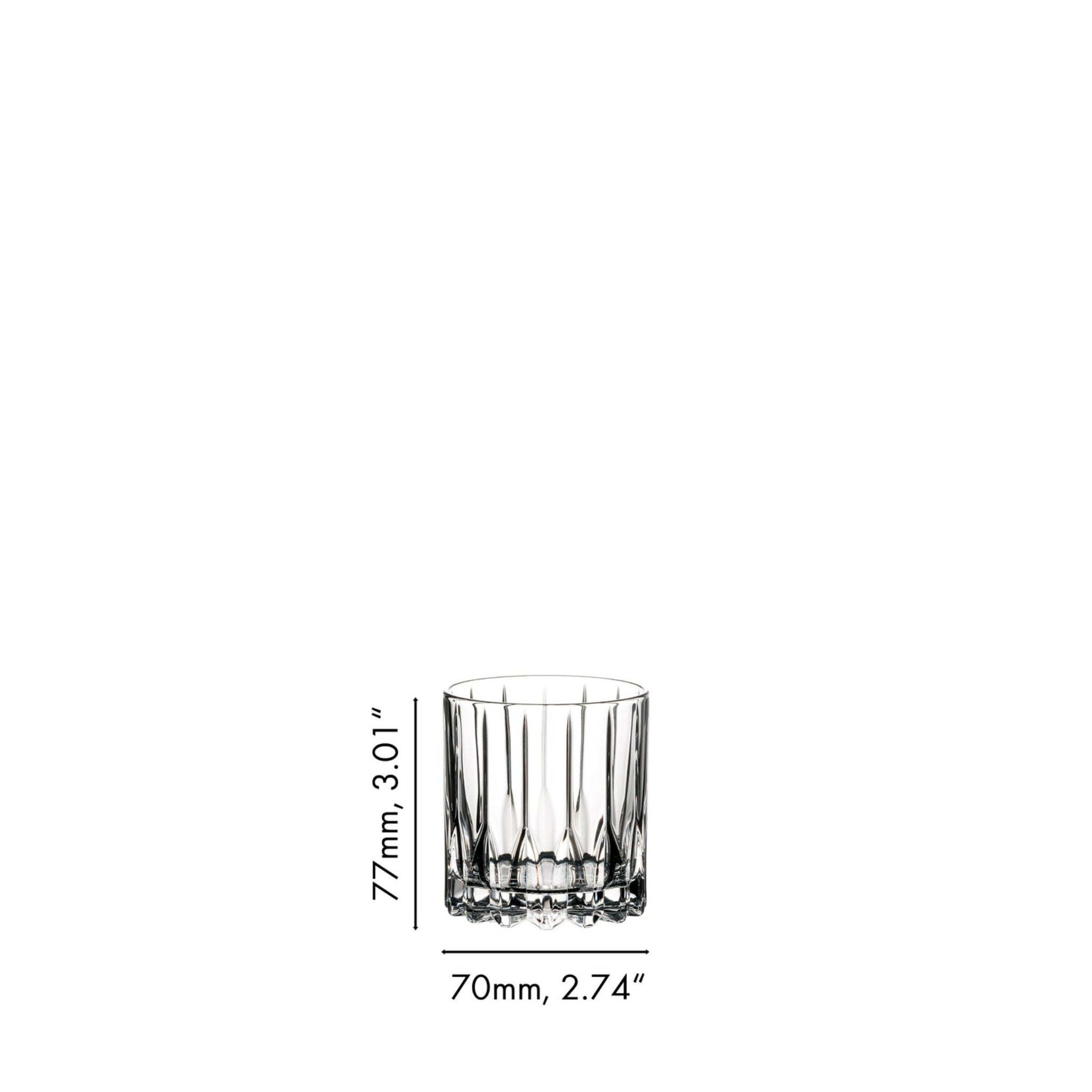 Riedel Rocks Glass Retail Drink Specific Glassware (6417/01) | Two Pack-3