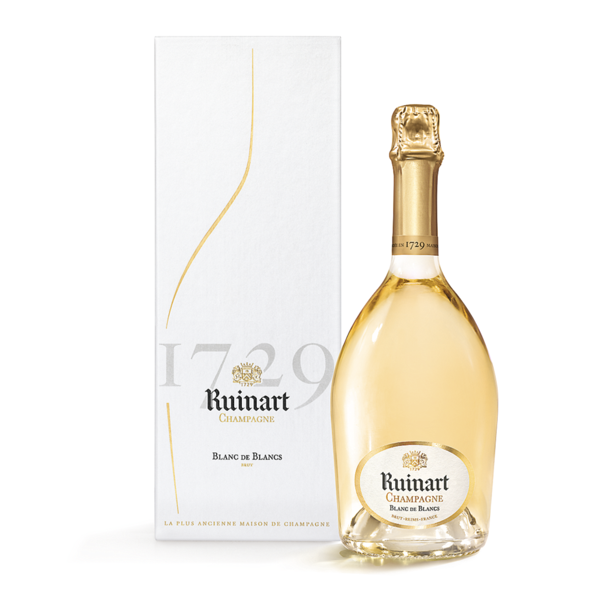 Ruinart Champagne Brut Blanc De Blancs W/ Second Skin Gift Box