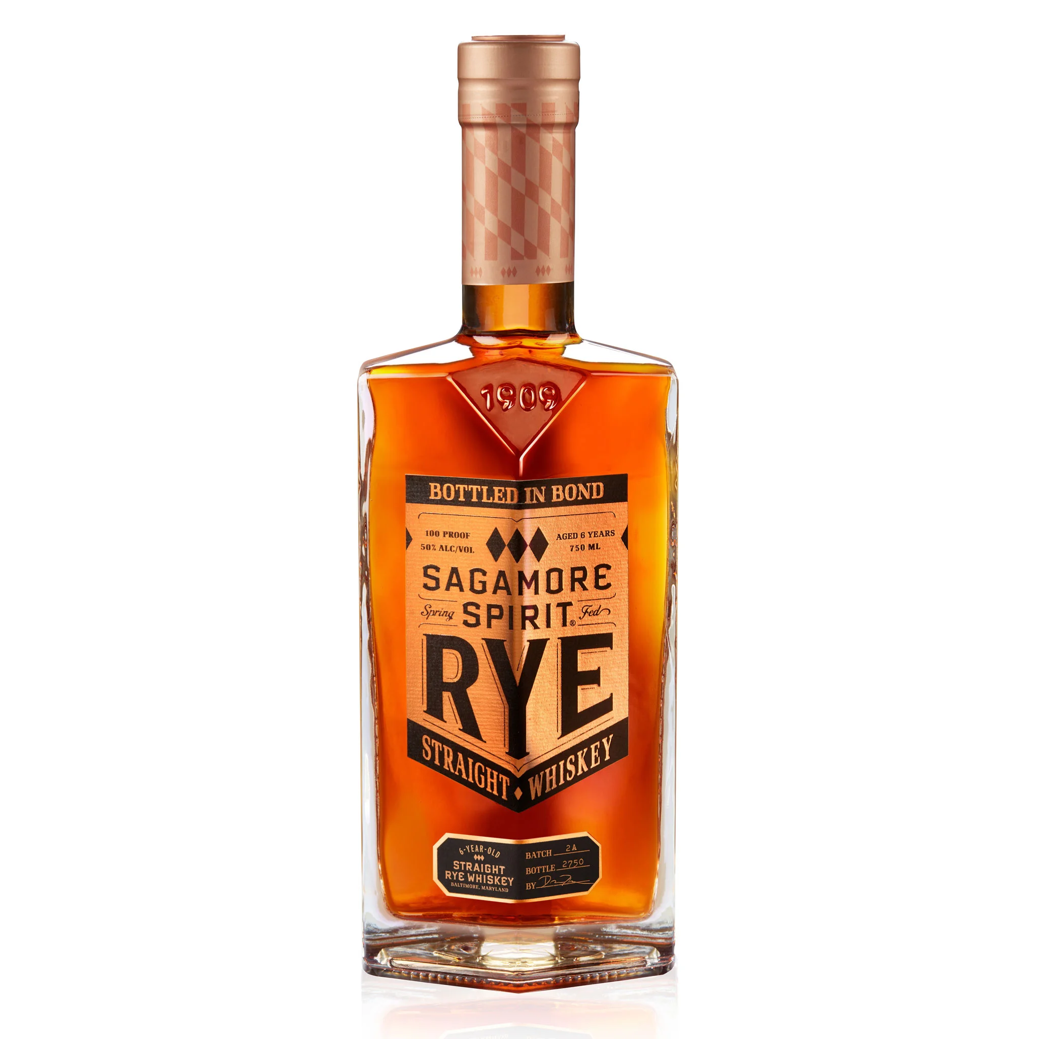 Sagamore Rye Whiskey Strength Bottle In Bond