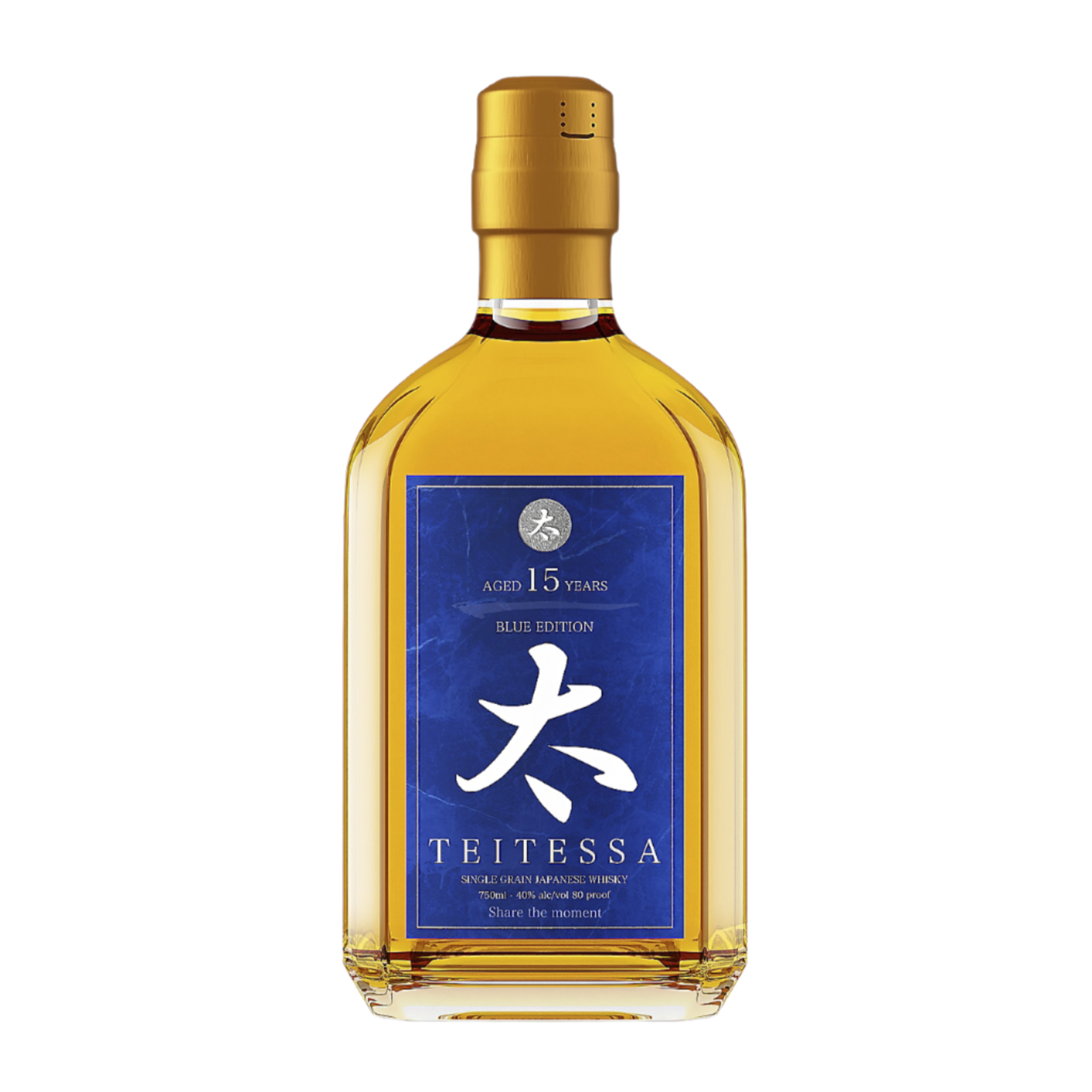 Teitessa Single Grain Japanese Whiskey Blue Edition 15 Year