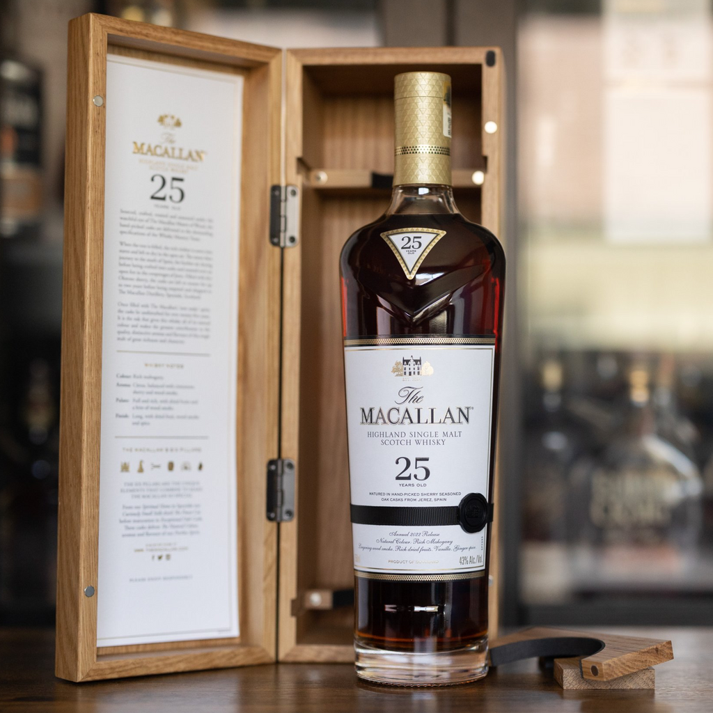 The Macallan 25 Year Old Single Malt Scotch Whiskey (2)