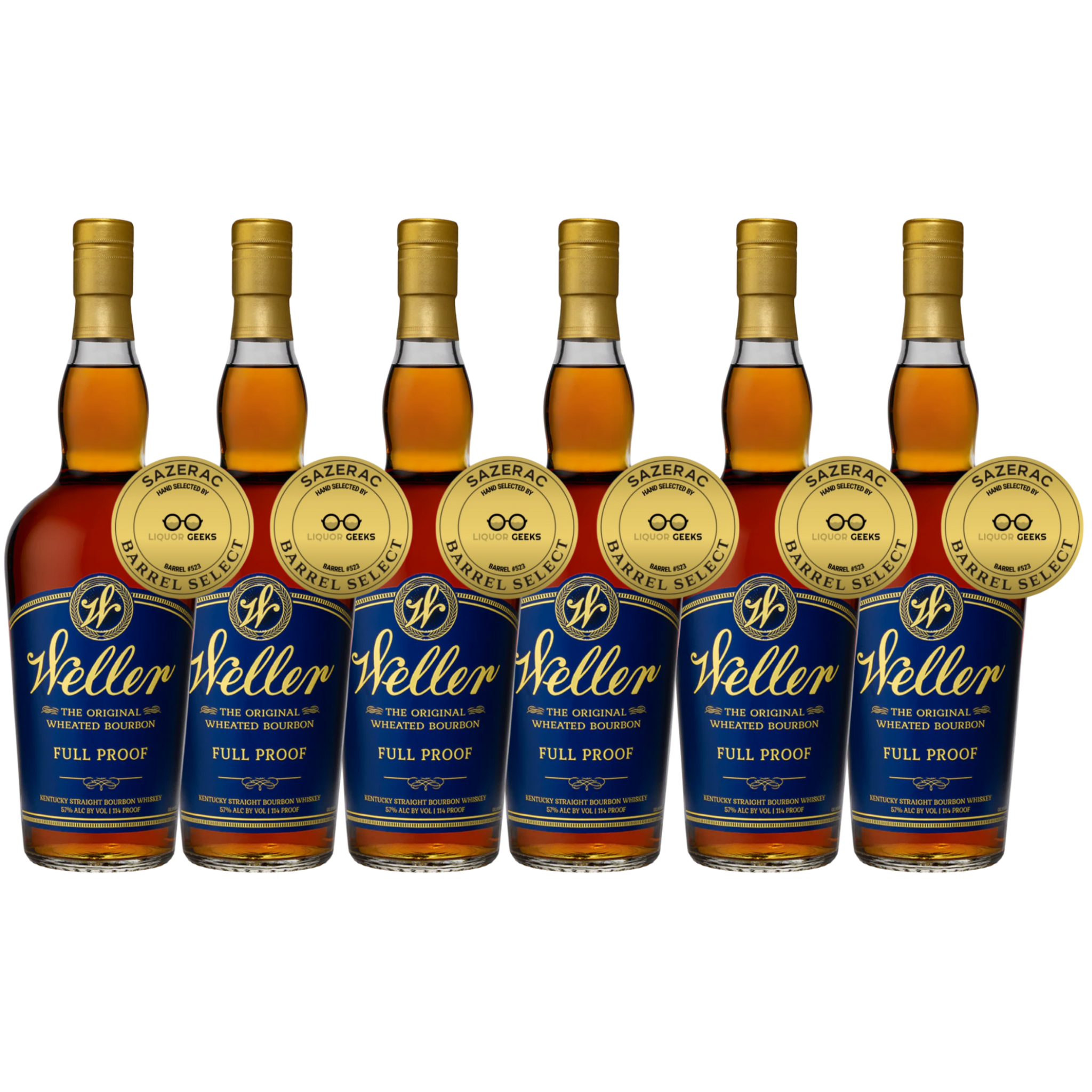 W.L. Weller Full Proof Bourbon – Liquor Geeks Barrel Select #523 - Store Pick (4)
