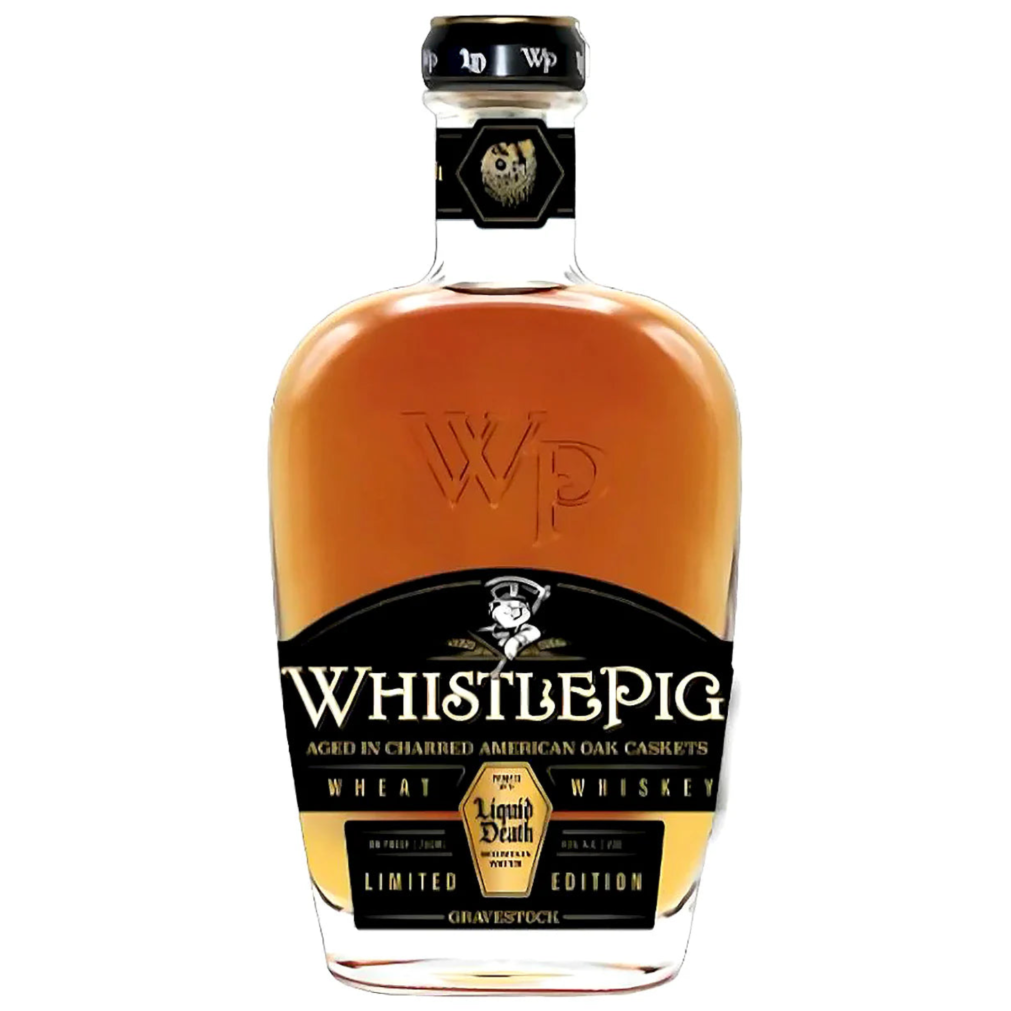 Whistlepig Gravestock Proof With Liquid Death Wheat Whiskey Limited Edition