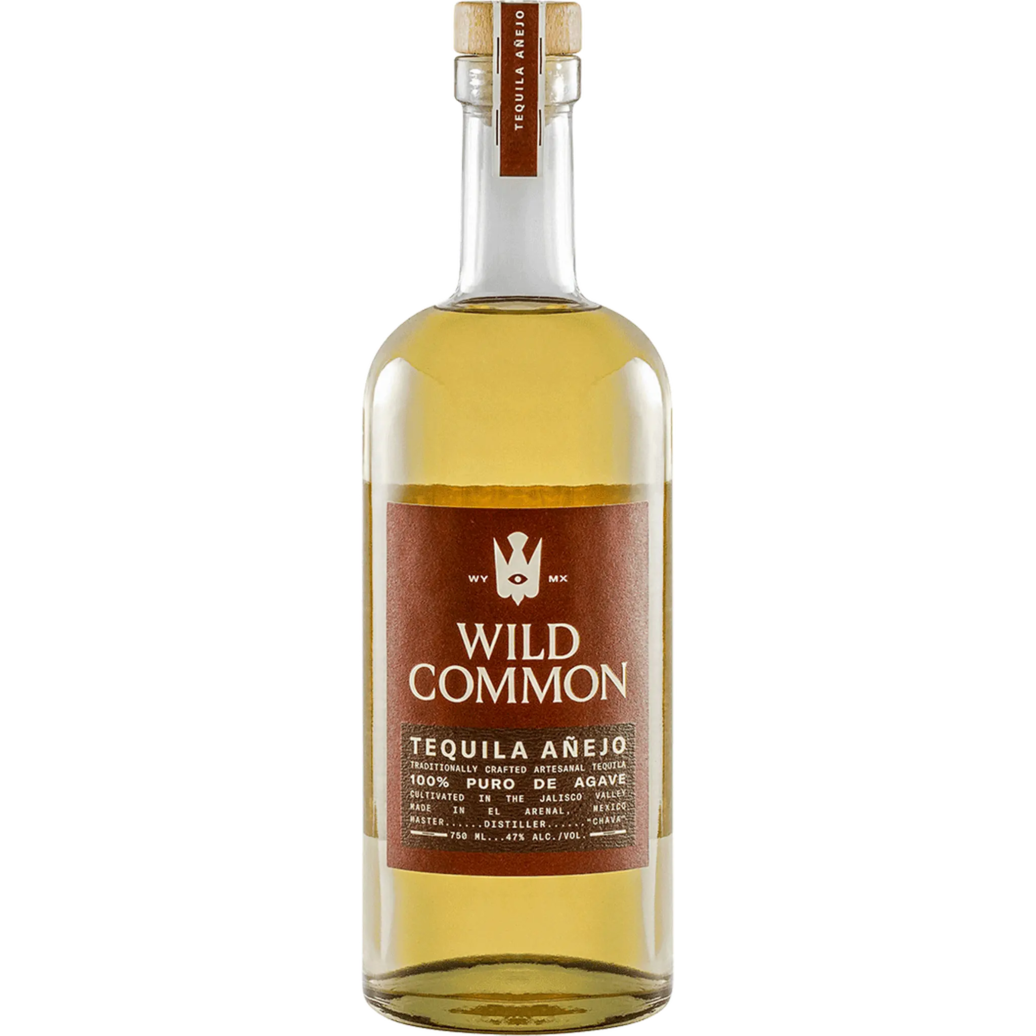 Wild Common Anejo Tequila 100% Puro De Agave