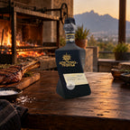 Adictivo Tequila Black Edition Extra Anejo 1.75 Liter mesquite grill table