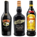 After-Dinner Trio — Baileys, Buffalo Trace Bourbon Cream & Kahlúa