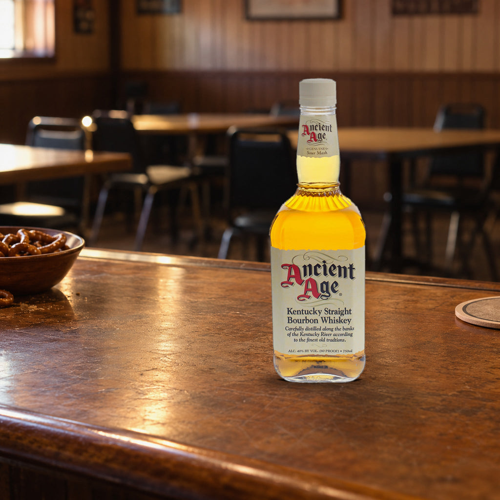 Ancient Age Kentucky Straight Bourbon Whiskey vfw hall bar