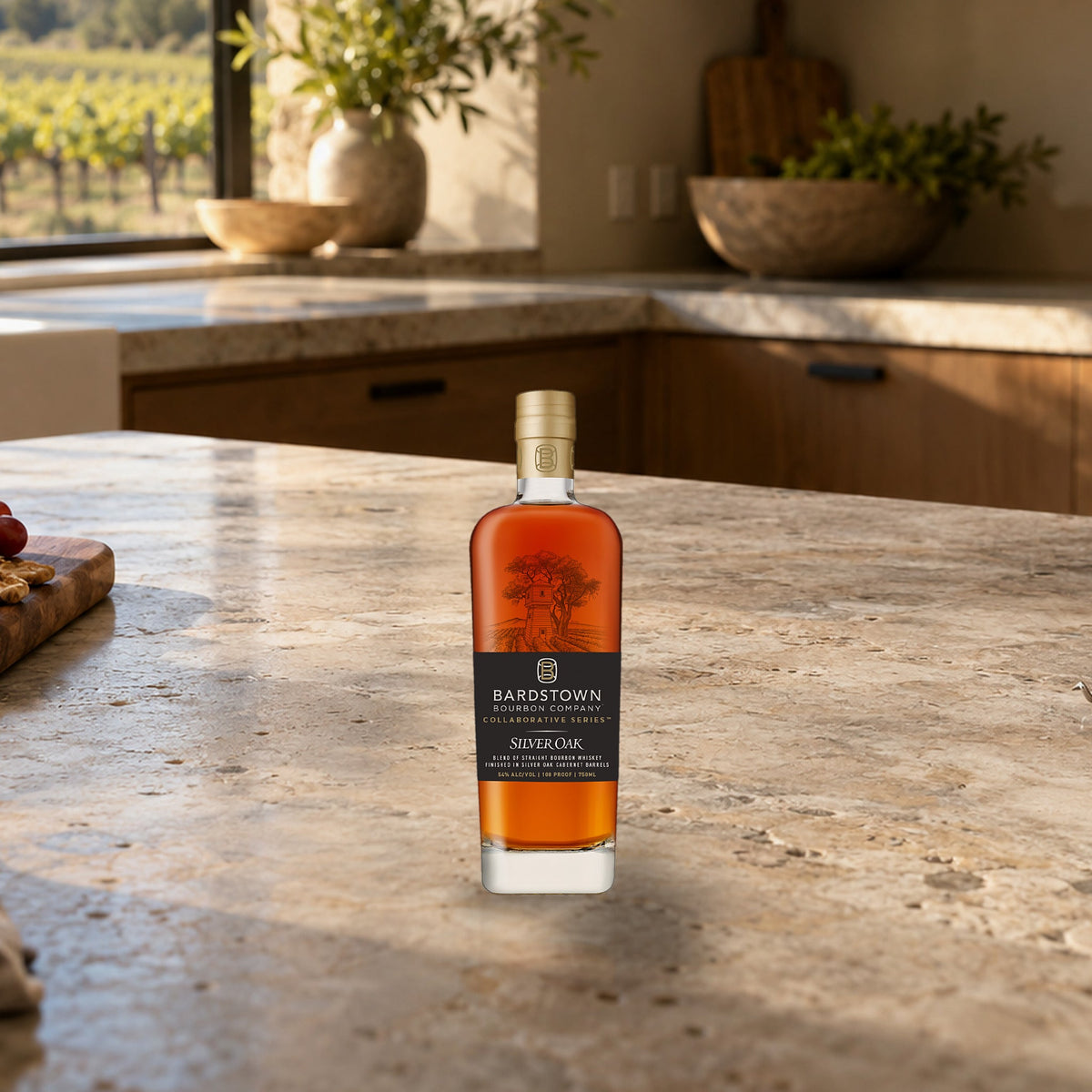 Bardstown Bourbon Silver Oak Collaboration Whiskey cheese board kitchen