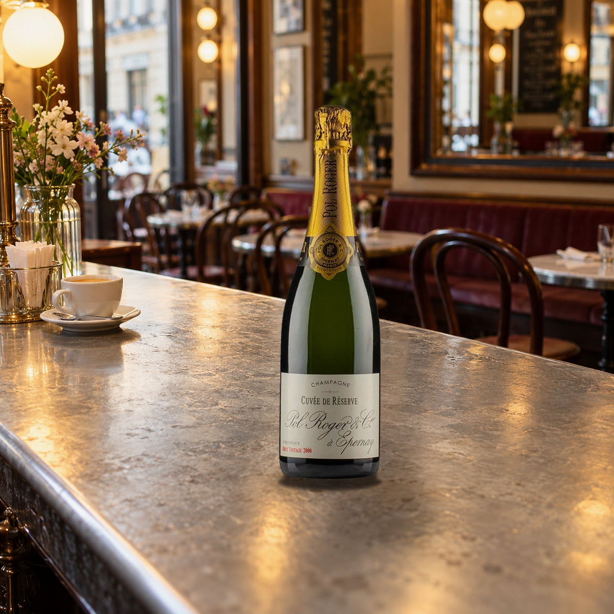 Pol Roger Champagne Brut Cuvée De Réserve 2000 bistro zinc