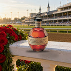 Blanton's Single Barrel Bourbon Whiskey 700mL winners circle roses