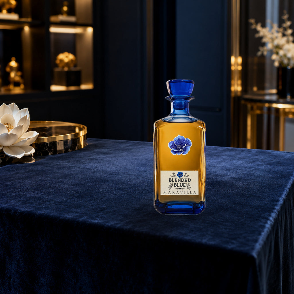 Blended Blue Maravilla Tequila indigo velvet