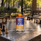 Bodega Cat Straight Rye Whiskey park chess table