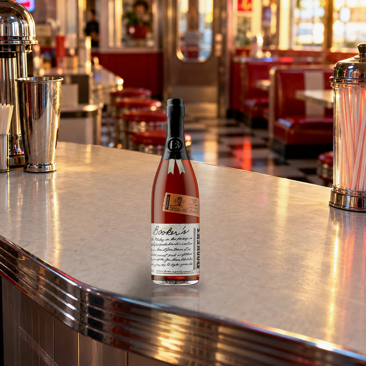 Booker's Bourbon Milkshake Batch 2026-02 Kentucky Straight Bourbon Whiskey milkshake diner