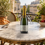 Pol Roger Champagne Brut Cuvée De Réserve 2000 brunch marble table