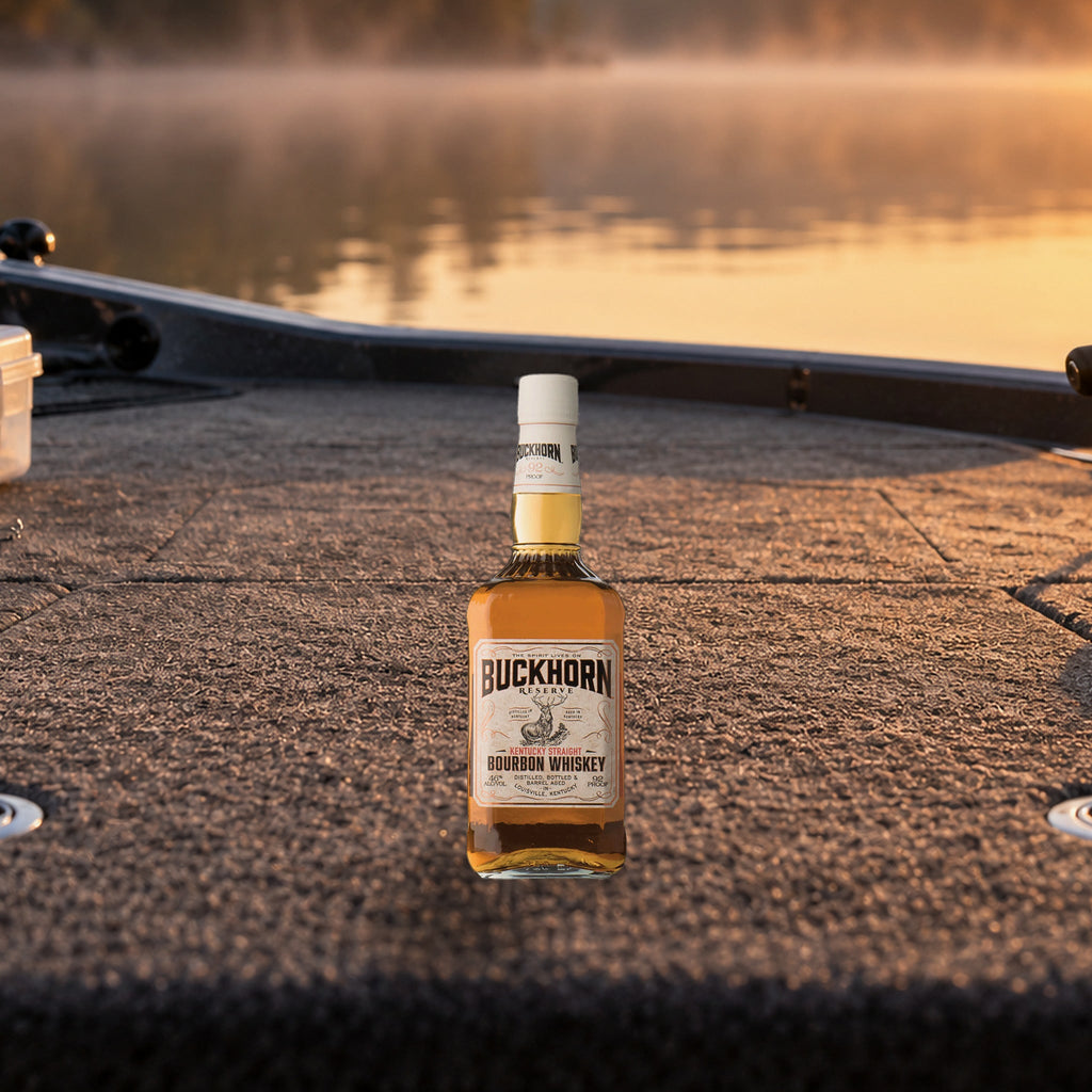Buckhorn Kentucky Straight Bourbon Whiskey Reserve bass boat deck