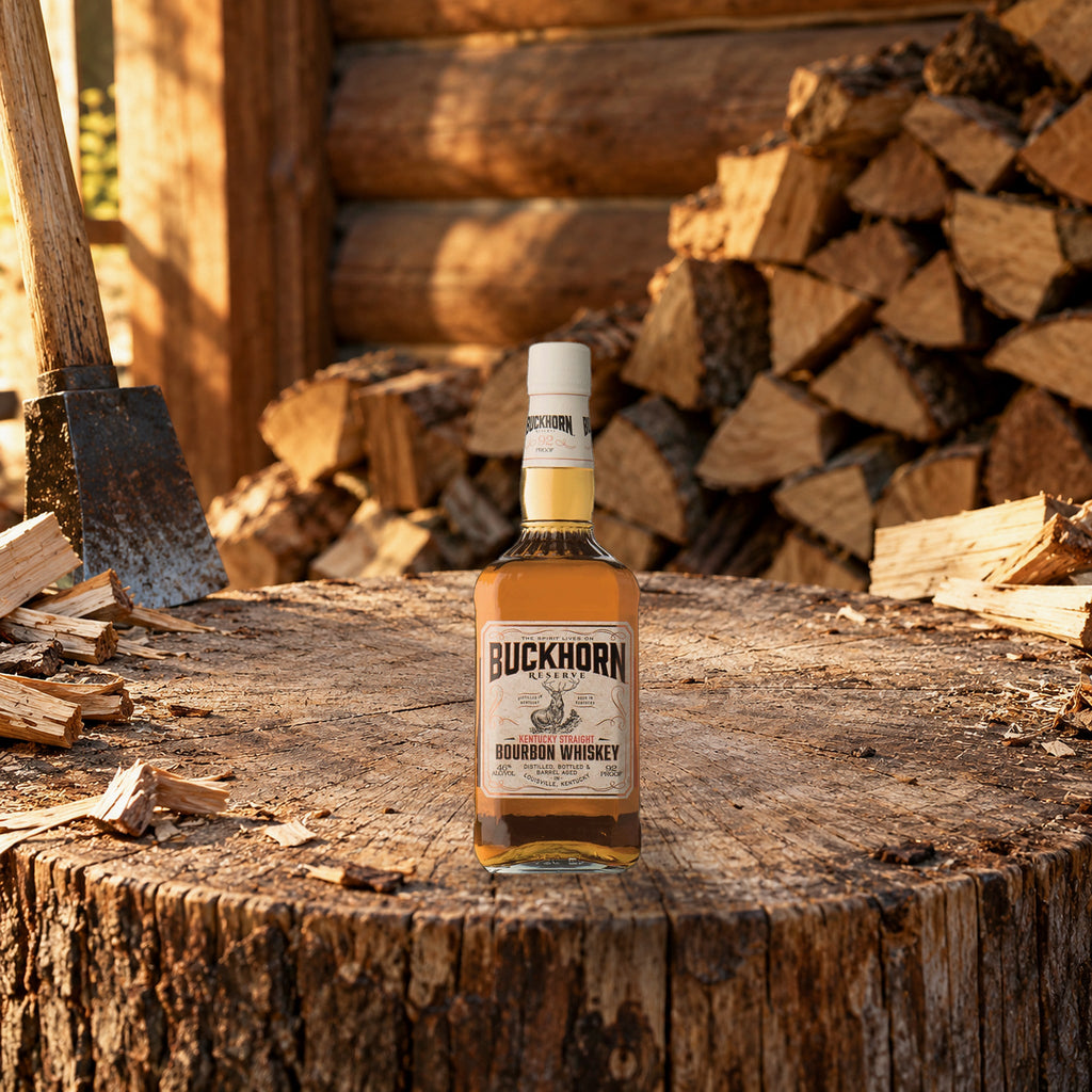 Buckhorn Kentucky Straight Bourbon Whiskey Reserve chopping block